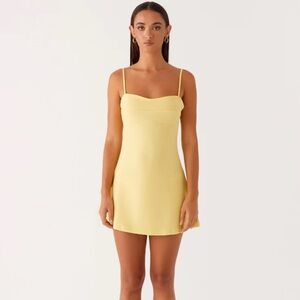 Peppermayo yellow mini dress